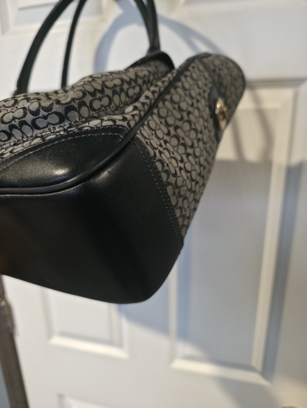 Coach Soho Y2k Black Dual Turnlock Business Bag ‼️Nwot RARE‼️ - Picture 6 of 17